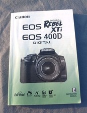 Livro de instruções para câmera Canon EOS Digital Rebel XTi / 400D / manual / guia do usuário comprar usado  Enviando para Brazil