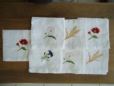 Serviettes blanches coton d'occasion  Habsheim