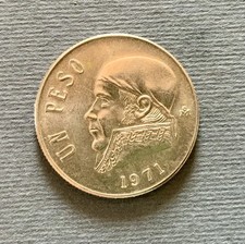 Messico peso 1971 usato  Giugliano in Campania