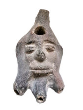 Terracotta oil lamp d'occasion  Expédié en Belgium
