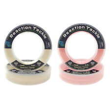 Usado, Linha de pesca de fluorocarbono 100% puro Reaction Tackle transparente ou rosa comprar usado  Enviando para Brazil