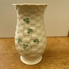 Belleek basketweave shamrock for sale  Shipping to Ireland