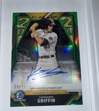 2024 Konnor Griffin Bowman Chrome Classe de 2024 Green Auto Pirates /99 #C24-KG comprar usado  Enviando para Brazil