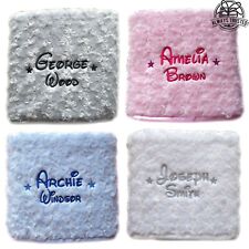 Personalised baby blanket for sale  LEICESTER
