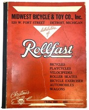 Original Midwest Bicycle & Toy Co CATÁLOGO ROLLFAST Patins Vagões Pedal Carros comprar usado  Enviando para Brazil
