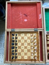 Reise schachspiel steckfiguren gebraucht kaufen  Sternberg