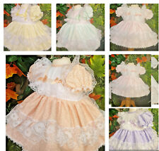 VESTIDO DE PRIMAVERA TRADICIONAL FLORAL DITSY BEBÊ MENINAS 0-7 anos 6 cores comprar usado  Enviando para Brazil
