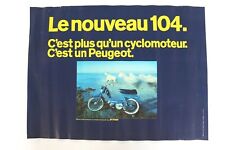Affiche originale peugeot d'occasion  Saint-Paul-Cap-de-Joux