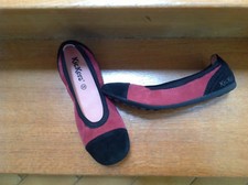 Ballerines bordeau noir d'occasion  Mordelles