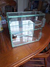 Glass mirrored display for sale  NEW MILTON