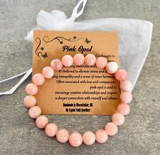 Pink opal bracelet for sale  COVENTRY