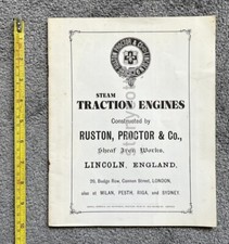 1902 catalogue. ruston for sale  LINCOLN