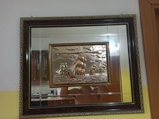 Quadro specchio vintage usato  Lauria