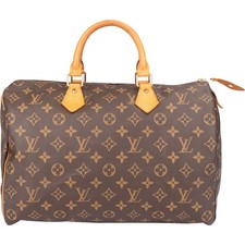 Louis Vuitton Canvas Monogram Speedy 35 Handbag Tasche comprar usado  Enviando para Brazil