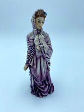 SILVIO RIGHETTO  antica statuina di donna in abito  viola comprar usado  Enviando para Brazil