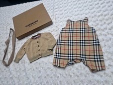 burberry babygrow for sale  BOLTON