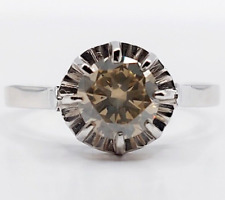 Bague solitaire blanc d'occasion  Paris II