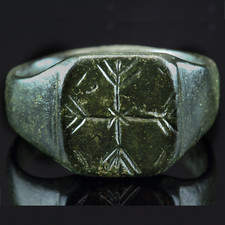 Kreuzritter ring rnament gebraucht kaufen  Altena