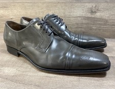 Mezlan gray leather for sale  Castle Rock