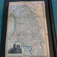 Antique map lincolnshire for sale  SALISBURY