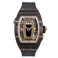 Relógio Richard Mille RM 037 52MM esqueleto sem marcadores mostrador carbono, usado comprar usado  Enviando para Brazil