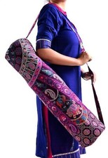 Bolsa grande multifuncional tapete de ioga bolsa transportadora estampa mandala elefante , usado comprar usado  Enviando para Brazil