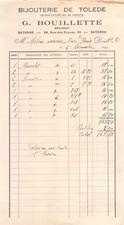 Invoice 1930 jewelry d'occasion  Expédié en Belgium