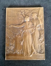 Plaque medaille bronze d'occasion  Dieppe