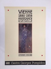 GUSTAV KLIMT, RETRATO DE EMILIE, 1902', RARO PÔSTER DE EXPOSIÇÃO POMPIDOU 1986 comprar usado  Enviando para Brazil