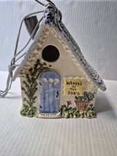 Ceramic pottery birdhouse for sale  Plymouth