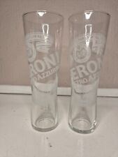 Peroni pint glasses for sale  CROYDON