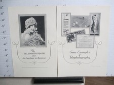 revista comercial anúncio 1927 AT&T telefotografia fax máquina impressão gravura comprar usado  Enviando para Brazil
