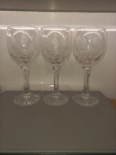 Set crystal wine for sale  ABOYNE