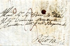 PRF46 PREFILATELICA TOSCANA Siena x Pistoia 1849 completa di testo peso 6 denari comprar usado  Enviando para Brazil
