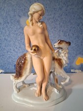 Porzellan figur frau gebraucht kaufen  Dortmund
