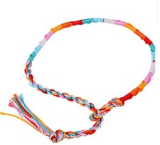 apenas 1 peça pulseiras trançadas feitas à mão pulseiras de amizade-aco;d19, usado comprar usado  Enviando para Brazil
