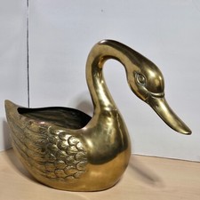 Vintage brass swan for sale  Portland