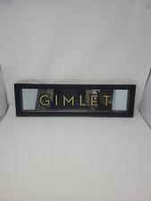 🍸Placa espelhada emoldurada GIMLET para bar/pub/mancave/galpão 25x7x1 comprar usado  Enviando para Brazil