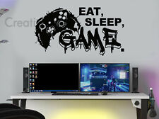 Adesivos de parede para jogos comer dormir jogos decalques XBOX controle gamer ESGM comprar usado  Enviando para Brazil