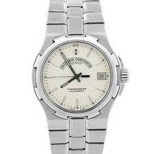 Relógio automático Vacheron Constantin Overseas 37mm marfim aço inoxidável 42042 comprar usado  Enviando para Brazil