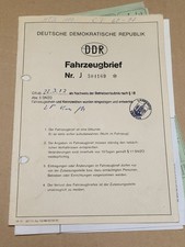 Kfz brief anhängerbrief gebraucht kaufen  Wernigerode