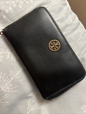 Carteira Feminina Vintage Tory Burch Robinson Passport Continental - Preta -2014 comprar usado  Enviando para Brazil
