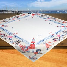 Mitteldecke tischdecke maritim gebraucht kaufen  Hannover