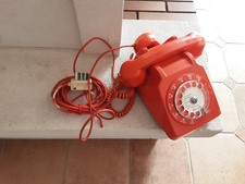 Téléphone vintage orange d'occasion  Anet