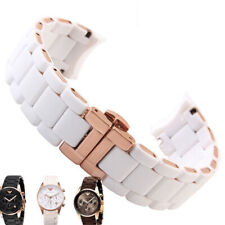 Pulseira de relógio 23/20 mm ajuste de borracha/aço Armani AR5889 AR5890 AR5905 AR5920, usado comprar usado  Enviando para Brazil