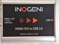 Placa de captura de vídeo INOGENI HDMI/DVI para USB 3.0, resolução de vídeo 1080p, usado comprar usado  Enviando para Brazil