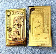 LOTE 100 - 1 Nevada Goldback Aurum Gold Foil Note 1/1000 oz 24kt .999 ouro fino, usado comprar usado  Enviando para Brazil