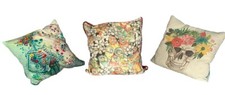 Feather cushions skulls for sale  CAMBERLEY