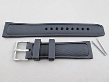 Luminox Series 8000 pulseira de borracha preta 8001 8101 8201 8301 22mm tamanho de roda, usado comprar usado  Enviando para Brazil