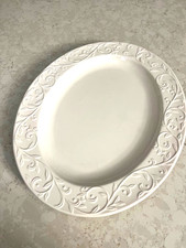 Prato de servir grande LENOX Fine Bone China OPALA INOCÊNCIA ESCULPIDA 16" comprar usado  Enviando para Brazil